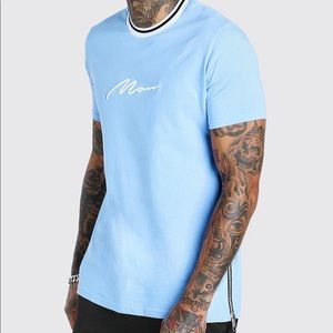 Boohoo MAN blue t-shirt